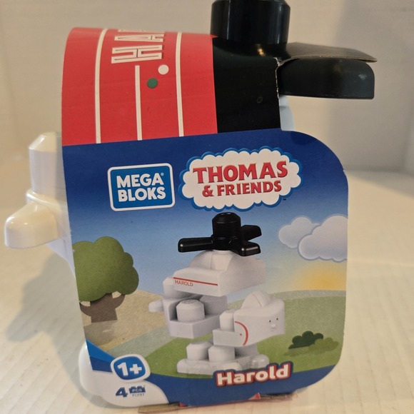 Thomas Train & Friends Harold Helicopter Mega Bloks First Builder Building Block - Picture 5 of 5